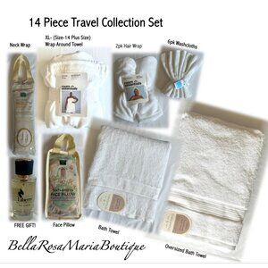 BellaRosaMariaBoutique™ 14 Piece Spa Set - Size-14 XL